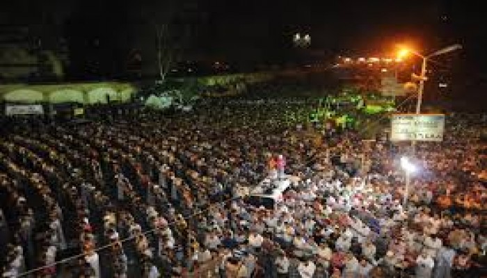 صلاة التراويح من اعتصام رابعه العدوية