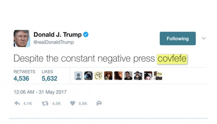 ترامب "المعتوه" ينشر كلمات على تويتر لا معنى لها .. وسخرة أمريكية واسعة