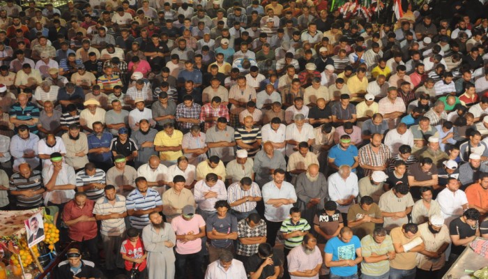 صلاة التراويح من ميدان رابعه العدوية