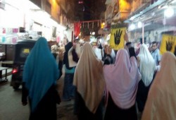 مسيرة لحرائر الرمل بالإسكندرية تندد بانتهاكات العسكر