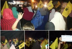 مسيرة ليلية حاشدة لثوار ابوالمطامير مطالبة بالافراج عن المعتقلين