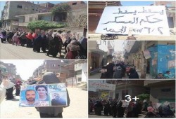 ثوار الشرقية يواصلون انتفاضتهم ضد السيسي "المجنون" بالحسينية والعدوة