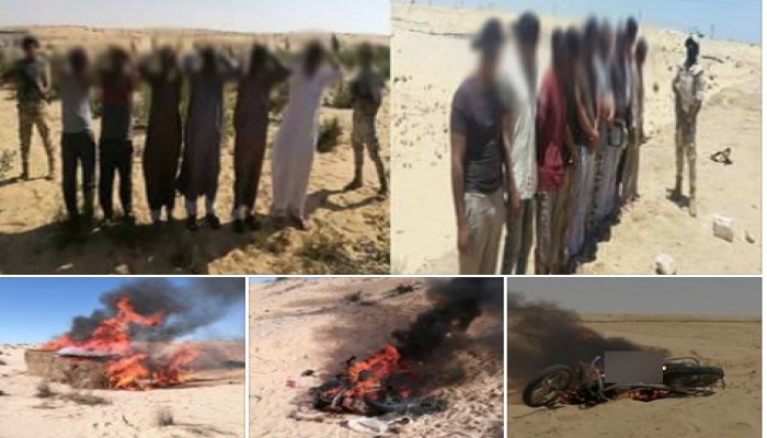 جيش السيسي يعتقل أهالي سيناء من منازلهم.. ومتحدثه: داهمنا بؤر إرهابية