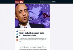 صحيفة أمريكية تتعهد بنشر وثائق مسربة من سفير الإمارات بواشنطن