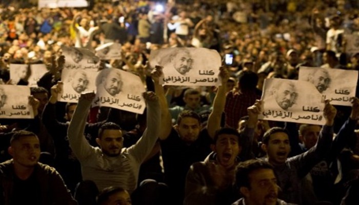 لليوم الثامن على التوالي مظاهرات في الحسيمة المغربية