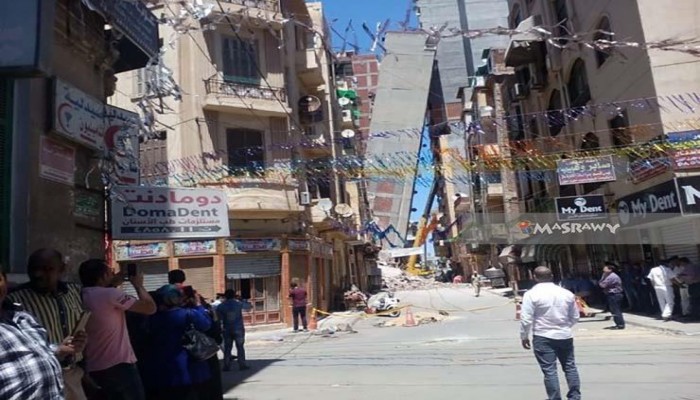 حبس صاحبة عقار الأزاريطة المائل 4 أيام على ذمة التحقيقات