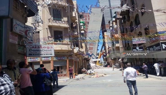 حبس صاحبة عقار الأزاريطة المائل 4 أيام على ذمة التحقيقات