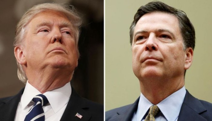 اليومي "كومي" يحدد مصير وجود ترامب في رئاسة أمريكا