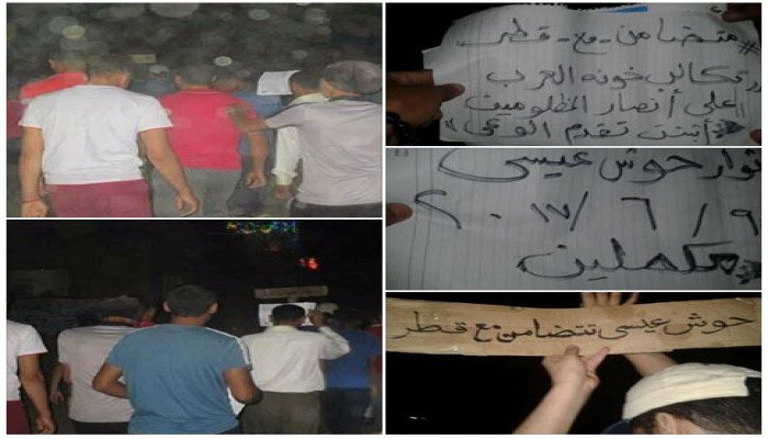 شباب حوش عيسى يطالبون برحيل العسكر وانقاذ معتقلي المنصورة