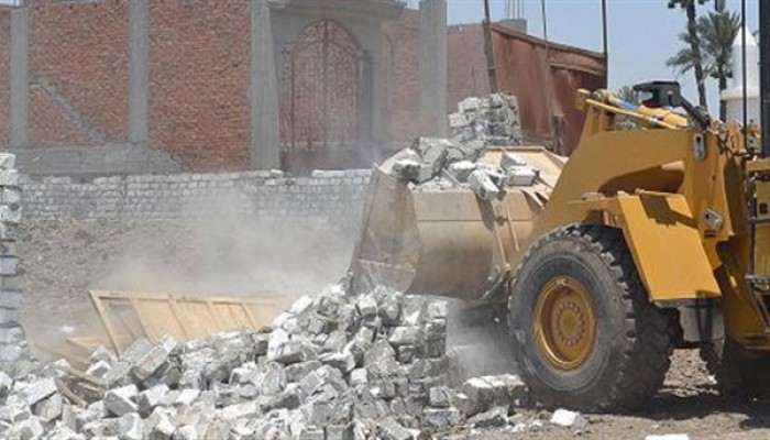 بالمستندات.. خيار وفاقوس في إزالة التعدي على أملاك الدولة بـ"بني سويف"