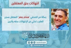 رسالة من الصحفي "هشام جعفر" المعتقل بسجن العقرب تحكي عن الإنتهاكات بحقه وآخرين