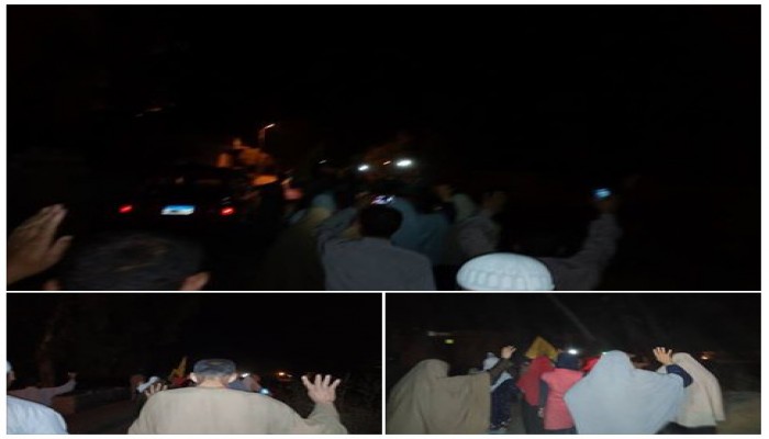 مسيرة ليلية لأهالي قرى مركز دمنهور رفضاً لاتفاقية تسليم تيران وصنافير