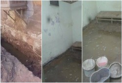 بالصور.. في عهد المنقلب غرق منزل مواطن وتحوله إلى بالوعة صرف صحي في أسوان