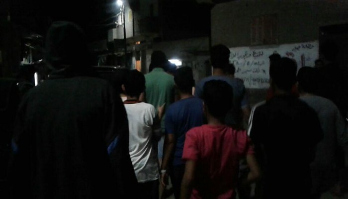 مسيرة ليلية لشباب حوش عيسى رفضاّ لبيع الارض