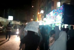 الاسكندرية : ثوار حى الرمل يهتفون .. " السيسي باع البلد وقتل الولد"