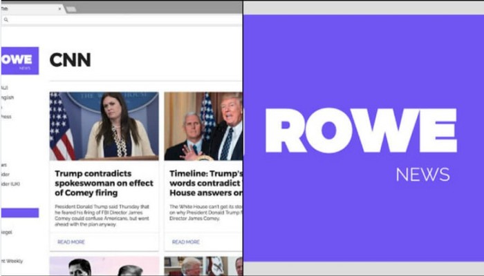 إضافة Rowe لمتابعة الأخبار على متصفح كروم