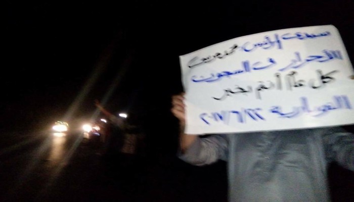 فاعلية ليلية لثوار النوبارية بالبحيرة تنديدا باغتيال "عبدالظاهر مطاوع"