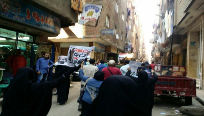 ثوار إمبابة: الثورة مستمرة.. وحكم العسكر زايل