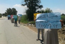 الدقهلية أهالي منية النصر يطالبون بسقوط السيسي