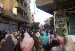 أهالي كرداسة ينتفضون بمسيرة حاشدة عقب صلاة العيد