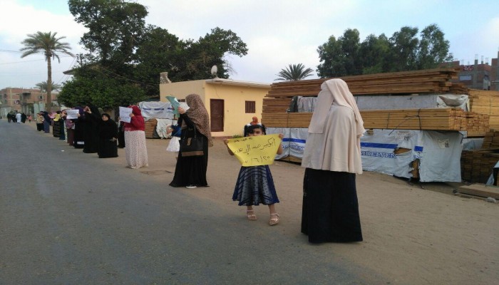 حرائر أبو كبير : السيسي خاين وعميل