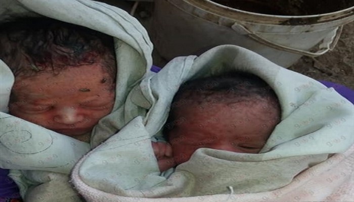 العثور على توءم حديثي الولادة وسط المقابر بأسوان