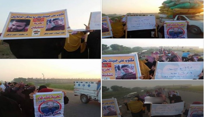 ثوار فاقوس بالشرقية " ياللي خرجتوا في يوم 30 يارب تكونوا مبسوطين"