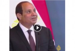 السيسي يهذي: "الموجودين في مصر مصريين واحنا مسؤولين عنهم كجزء من الشعب المصري ككل"