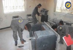 طيران الأسد يصعد ضد بلدات الغوطة الشرقية ويوقع أضرار كبيرة بمركز الدفاع المدني