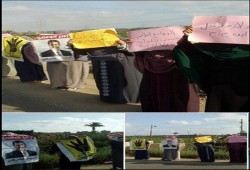 سلسلة بشرية لحرائر أم الرضا بدمياط