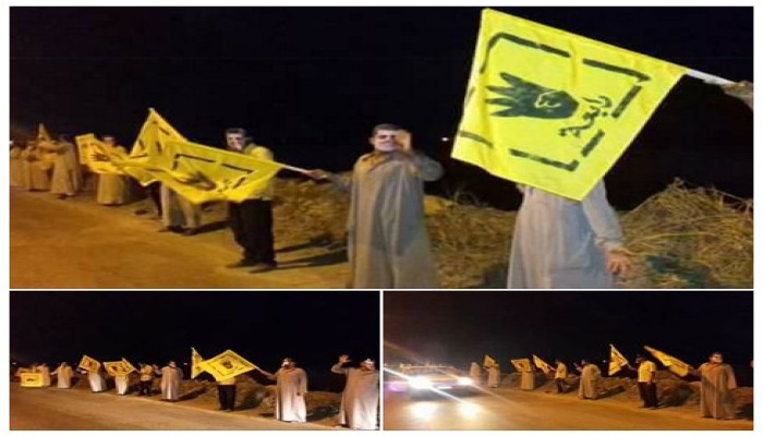 سلسلة بشربة لثوار الدلنجات تطالب برحيل العسكر فى ذكرى مجزرة الحرس الجمهورى
