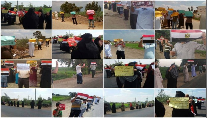 تظاهرات غاضبة في الدقهلية رفضاً لقتل وتجويع الشعب