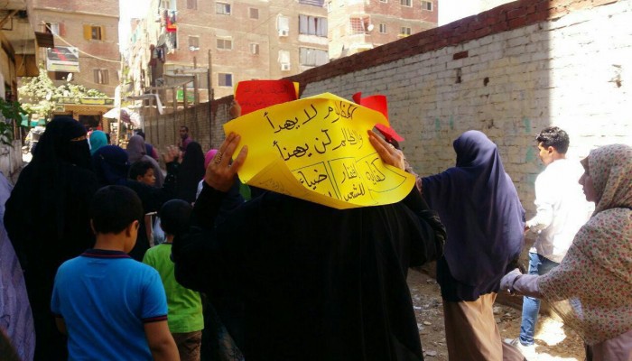 ثوار الهرم بالجيزة يجددون مطالبهم للسيسي "ارحل"