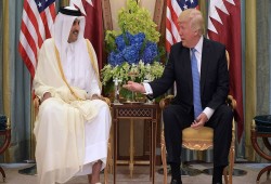 ترامب: علاقتنا جيدة مع قطر.. وقاعدتنا العسكرية لن تواجه مشاكل