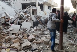 عائدون للرقة يروون مشاهد مؤلمة لأحوال الجثث فيها‎