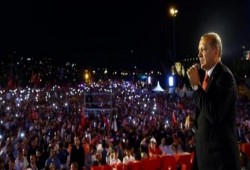 أردوغان: قدمنا ليلة الانقلاب 250 شهيدًا وكسبنا مستقبل البلاد