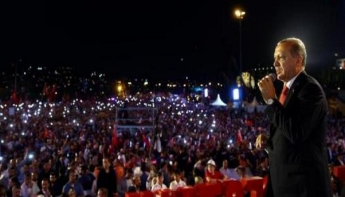 أردوغان: قدمنا ليلة الانقلاب 250 شهيدًا وكسبنا مستقبل البلاد