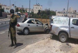 إصابة جنديين صهيونيين في عملية دهس بالخليل واستشهاد المنفذ