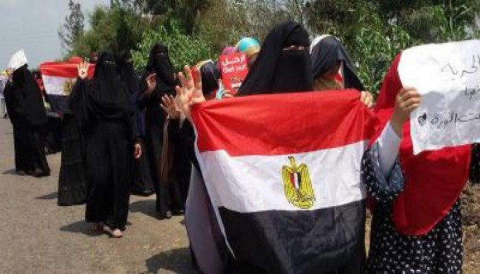 الدقهلية : أهالي نبروه يتظاهرون تلبية لنداء الأقصى