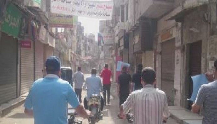 مسيرة بالقليوبية بأسبوع "لبيك يا أقصى"
