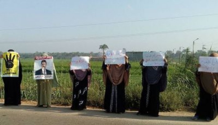 حرائر دمياط يواصلن التظاهر بأسبوع "لبيك يا أقصى"