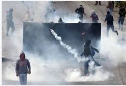 اصابات في مواجهات مع الاحتلال شمال البيرة