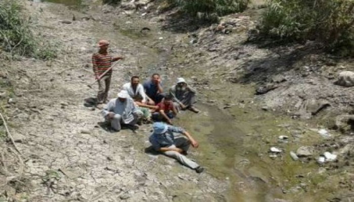 جفاف الترع بالرحمانية يهدد المحاصيل الزراعية بالتلف والاراضى بالبوار