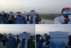 سلسلة بشرية لثوار الدلنجات تطالب بوقف أحكام الإعدام في مصر وتندد باقتحام الأقصى