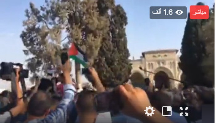بث مباشر.. دخول المسلمون إلى المسجد الأقصى