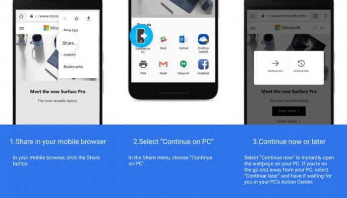 مايكروسوفت توفر إمكانية ربط أجهزة أندرويد بحواسيب ويندوز 10