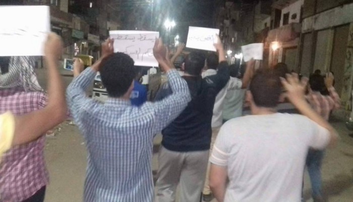مسيرة ليلية لشباب ضد الانقلاب بابوالمطامير رفضاً لحكم العسكر