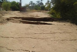 تصريحات متناقضة لمسؤولي الانقلاب بالأقصر عن أسباب حادثتي هبوط أرضي