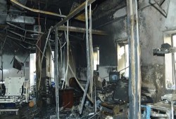 العناية الإلهية تنقذ مرضى القلب من حريق بمستشفى بني سويف