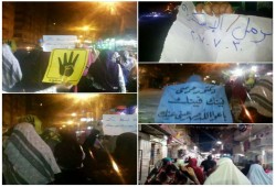 مسيرة ليلية لـ "نساء ضد الانقلاب" برمل الاسكندرية رفضاً لحكم العسكر